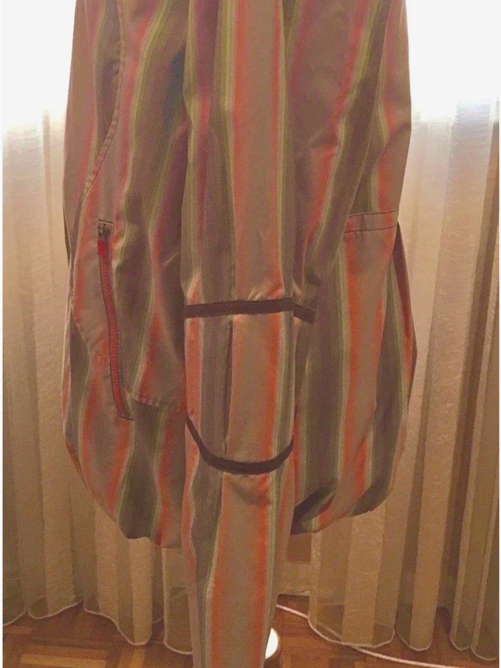 lululemon athletica Striped Hooded Bomber Jacket - Pink & Gray, size M - Picture 6 of 12